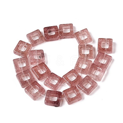Natural Strawberry Quartz Beads Strands G-N342-103-1