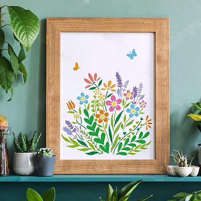 Plastic Reusable Drawing Painting Stencils Templates DIY-WH0172-465-1