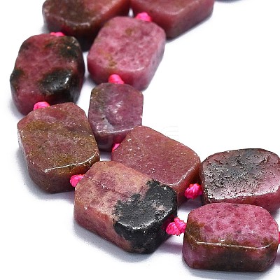 Natural Rhodonite Beads Strands G-K245-J17-01-1