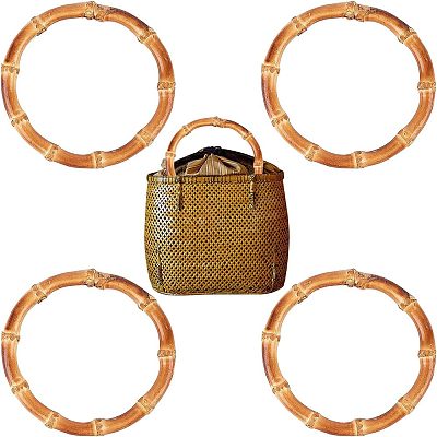 Wood Bag Handle FIND-WH0043-26-1