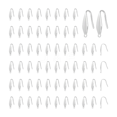 100Pcs 316 Surgical Stainless Steel Earring Hooks STAS-UN0058-61-1