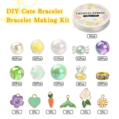 DIY Cute Bracelet Bracelet Making Kit DIY-YW0005-77A-1