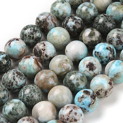 Natural Larimar Beads Strands G-P524-A02-05-1