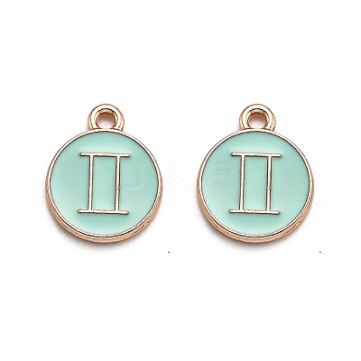 Alloy Enamel Pendants ENAM-S124-01A-15I-1