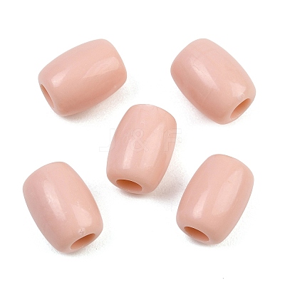 Opaque Acrylic European Beads AC-CBA1794-03A-1