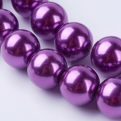 Glass Pearl Beads Strands HYC003-1