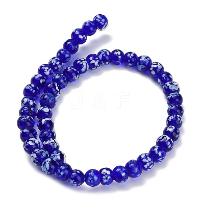 Handmade Lampwork Beads Strands LAMP-H071-01B-01-1