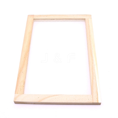 Wooden Paper Making DIY-WH0215-47-1