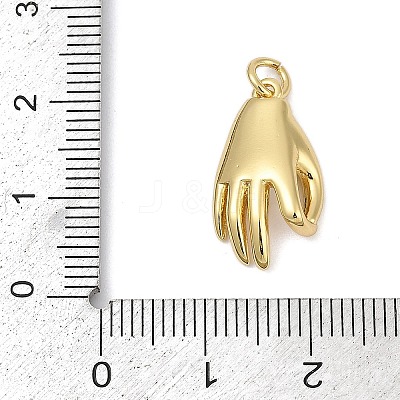 Brass Enamel Pendants KK-U058-44G-1