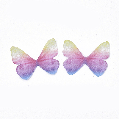 Polyester Fabric Wings Crafts Decoration LS-X-FIND-S322-008B-01-1