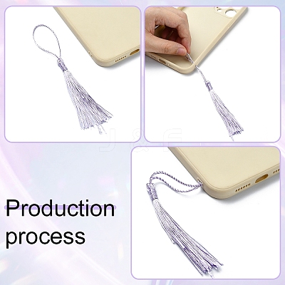 60Pcs 30 Colors Polyester Tassel Decorations AJEW-YW0001-20-1