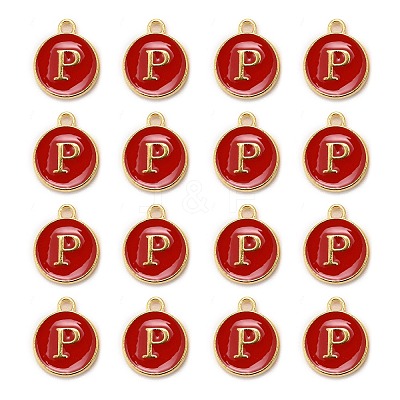 Golden Plated Alloy Enamel Charms LS-ENAM-S118-03P-1