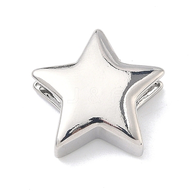 Star Brass Slide Charms X-KK-P349-18A-P-1