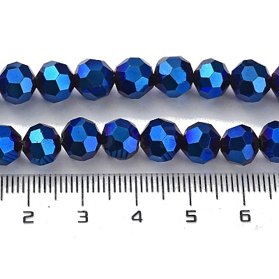 Electroplate Glass Bead Strands LS-EGLA-R042-8mm-01-1