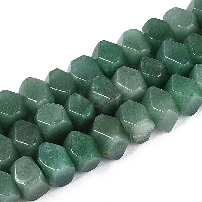 Natural Green Aventurine Beads Strands G-D091-A28-1