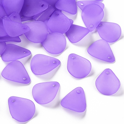 Transparent Frosted Acrylic Pendants MACR-S371-09A-747-1