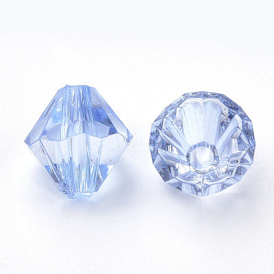 Transparent Acrylic Beads TACR-S146-6mm-16-1