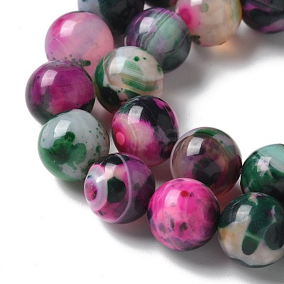 Natural Agate Beads Strands G-NH0001-G03-01-1