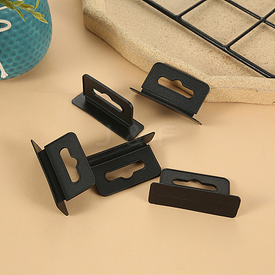 80Pcs Rectangle PP with PE Hanging Tabs KY-CP0001-35A-1