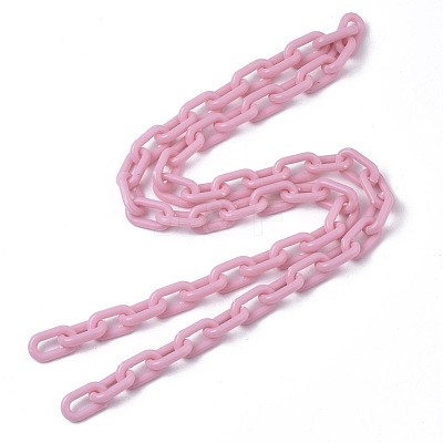 Opaque Acrylic Cable Chains SACR-N010-002H-1