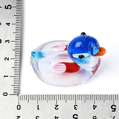 Handmade Lampwork Duck Display Decorations LAMP-T025-14C-1