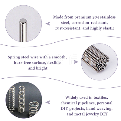 304 Stainless Steel Wire FIND-WH0366-077P-02-1
