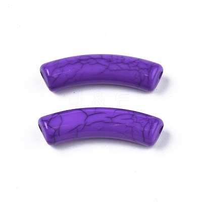 Opaque Crackle Acrylic Beads MACR-S372-002N-011-1