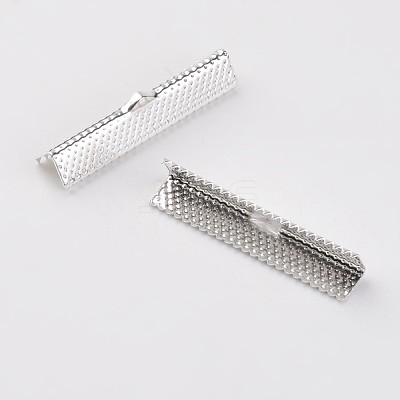 Iron Ribbon Crimp Ends E184Y-S-1