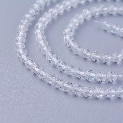 Natural White Topaz Beads Strands G-F619-28-3mm-1
