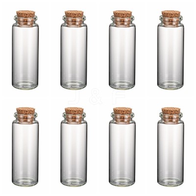 Glass Jar Glass Bottles X-AJEW-H004-2-1