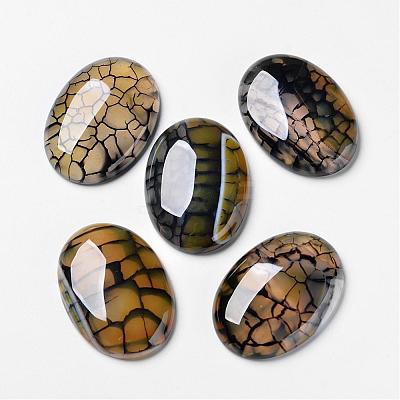 Natural Dragon Veins Cabochons G-F296-05-22x30mm-1