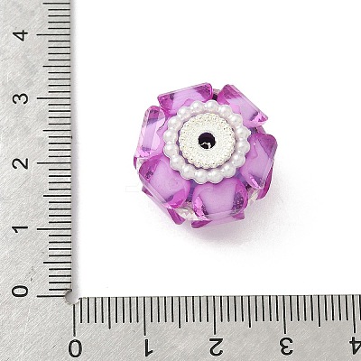 Transparent Acrylic Beads CLAY-NH0003-04S-04-1