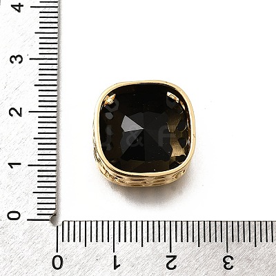Brass Glass Beads KK-M318-04G-1