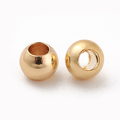Brass Spacer Beads X-KK-T016-17G-1