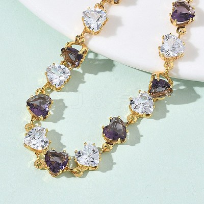 Brass Link Chain Bracelets BJEW-D378-05G-1