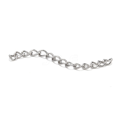 Tarnish Resistant 304 Stainless Steel Chain Extender X-CHS-R005-1