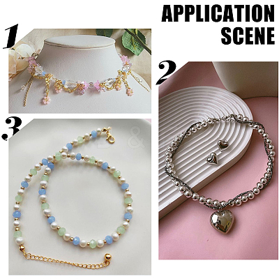DIY Brass Cable Chains Necklaces/Bracelets Making Kits DIY-SP0003-14-1