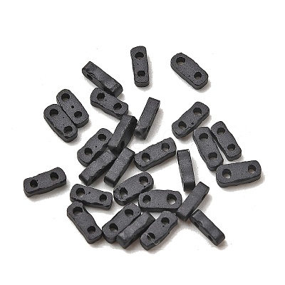 2-Hole Baking Paint Glass Seed Beads SEED-S023-17A-11-1