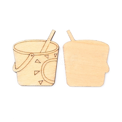 Wooden Cabochons WOOD-CJC0005-07-1
