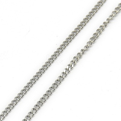 Tarnish Resistant Trendy Unisex 201 Stainless Steel Twisted Chain Necklaces NJEW-L043-44P-1