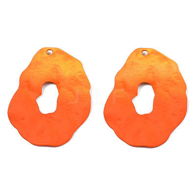 Spray Painted Iron Pendants IFIN-N008-030C-1