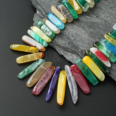 Gemstone Beads Strands G-Q254-1-1
