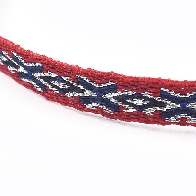 Unisex Adjustable Braided Bead Bracelets BJEW-J181-14A-1