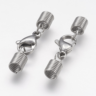 Tarnish Resistant 304 Stainless Steel Cord Ends STAS-K166-17P-A-1