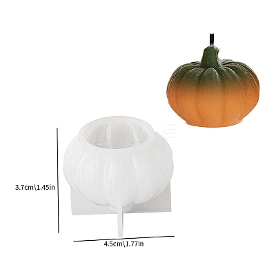 Halloween Pumpkin DIY Silicone Candle Molds SIL-F011-04A-1