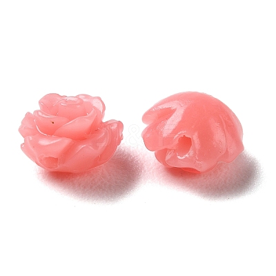 Synthetic Coral Carved Dyed Beads SHEL-K007-05A-1