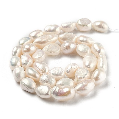 Natural Cultured Freshwater Pearl Beads Strands PEAR-L033-33D-1