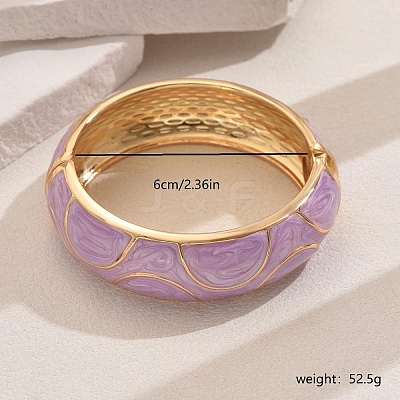 Zinc Alloy Hinged Bangles for Women HM0070-1-1
