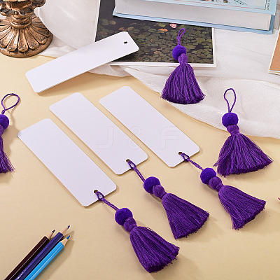 6Pcs Blank Kraft Paper Bookmark AJEW-TADJ0001-31E-1