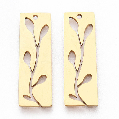 201 Stainless Steel Pendants STAS-N090-JN820-2-1